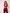 Beatrice Bordeaux High-Waist Fitted Flared Pants