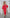Aurora Red Puffed Sleeve Midi Prom Dress