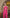 Adriana Crimson Halter Bow Backless Wide-Leg Jumpsuit