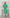 Camilla Green Puff Sleeve Midi Dress