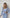 Giulia Sky-Blue Long Sleeve Two-Piece Top & Maxi Skirt Set