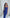 Beatrice Blue Satin Sweetheart Puff-Sleeve Corseted Midi Dress
