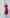 Aurora Red Round-Neck Puff-Sleeve Backless Midi Dress