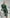 Beatrice Emerald Puff Sleeve Wrap Midi Dress